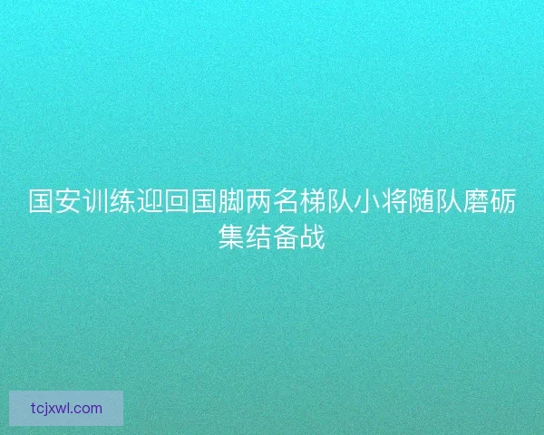 国安训练迎回国脚两名梯队小将随队磨砺集结备战